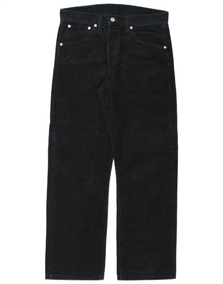 LEVI'S Pantalón recto de pana 551 para hombre W33 L30 Algodón negro