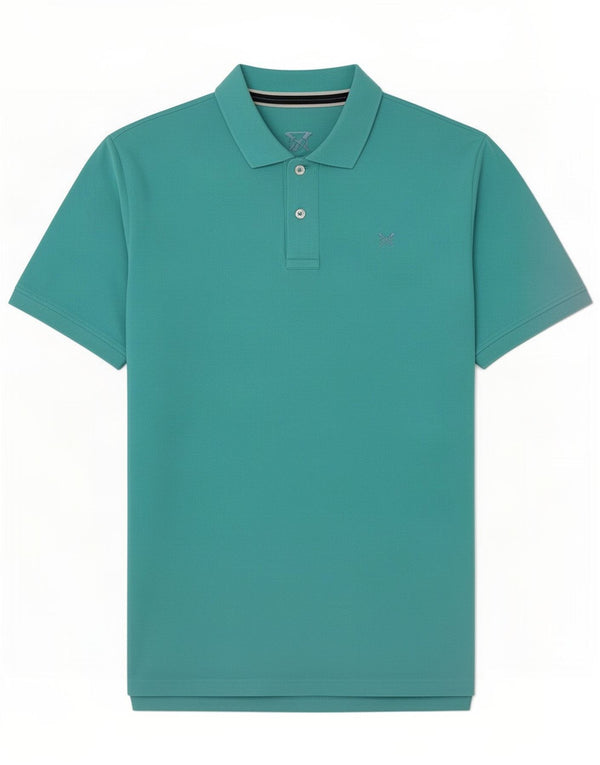 Crew Clothing Polo para hombre XL Turquesa Algodón
