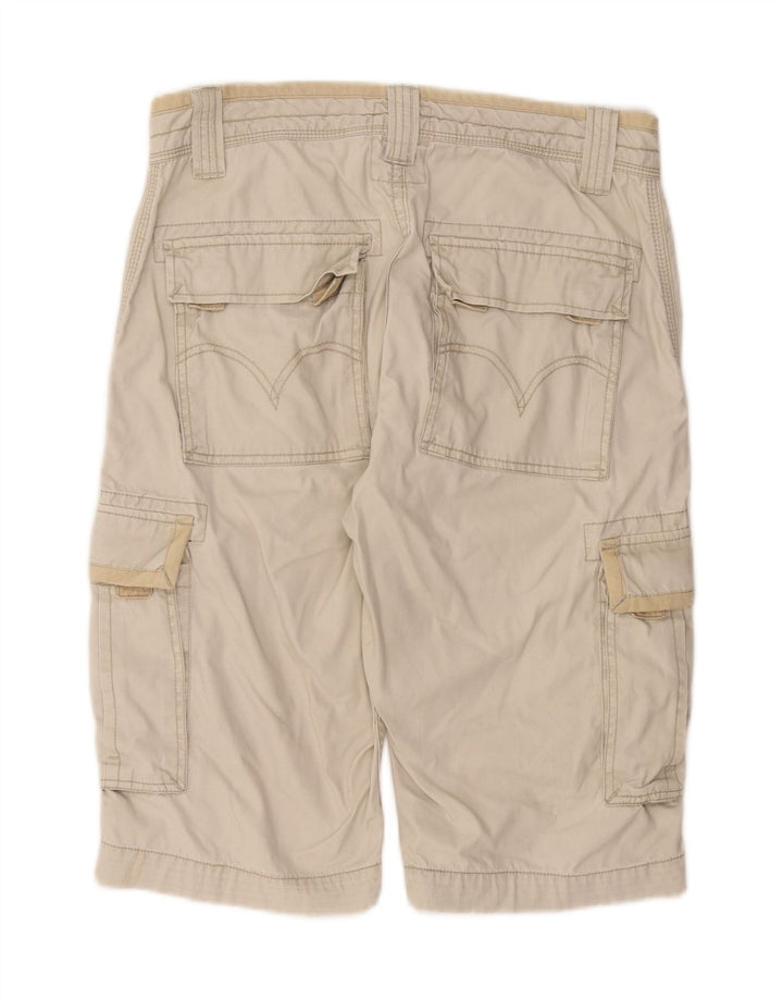 LEVI'S Shorts Cargo Hombre W32 Algodón Beige Medio