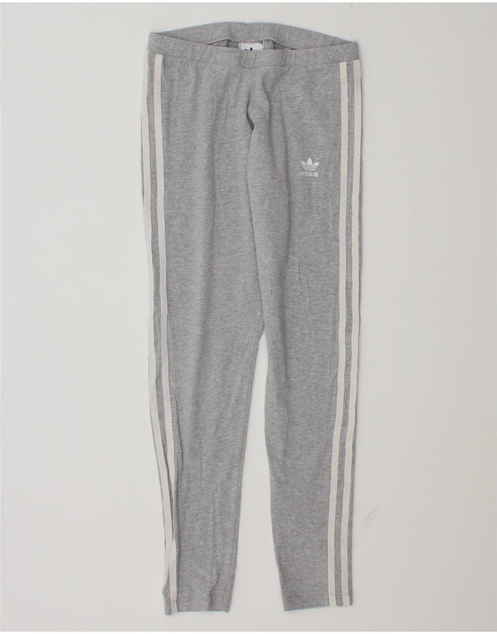 Adidas Leggings para mujer Reino Unido 10 Pequeño Gris Algodón