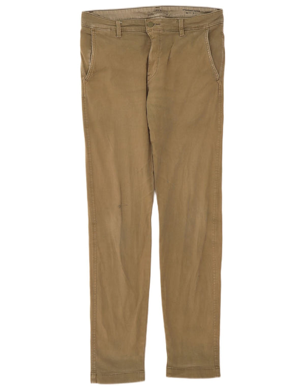 Levi's Pantalón chino de corte cónico estándar para hombre W32 L34 Algodón caqui