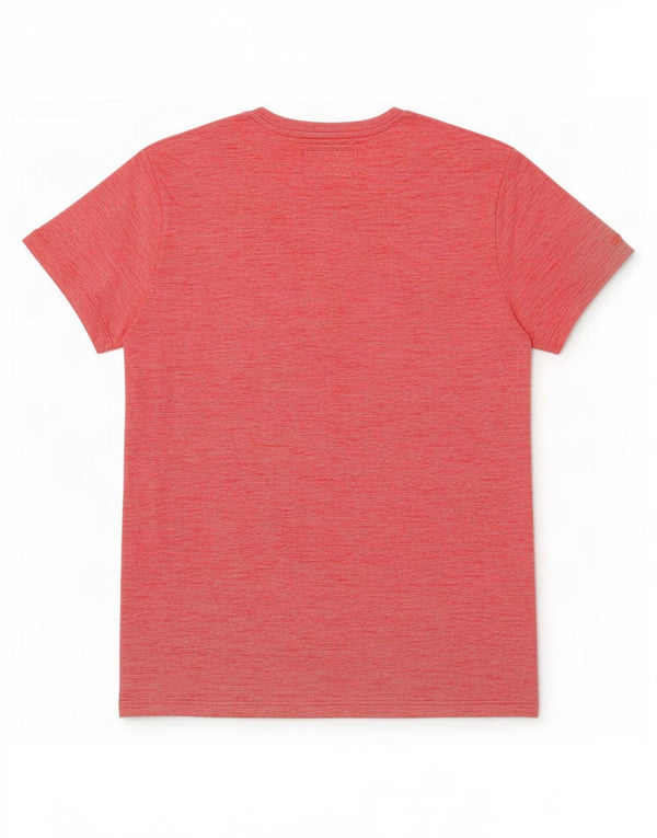 Superdry Mens T-Shirt Top Medium Red Flecked