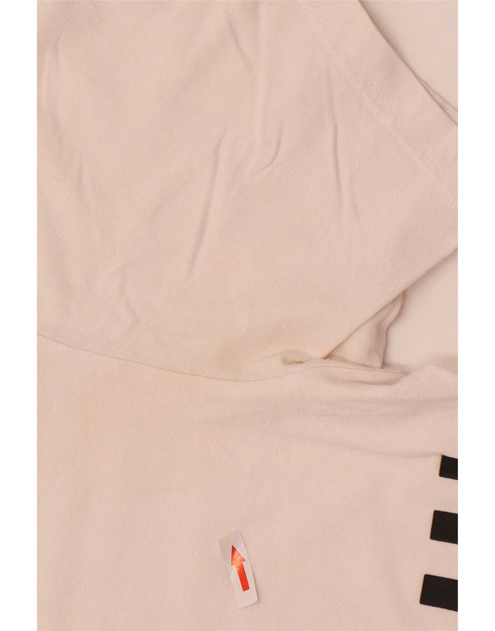 Adidas - Camiseta para hombre, talla grande, color blanco