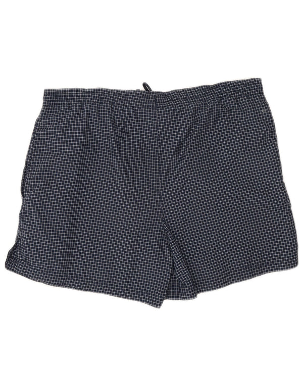 Umbro Pantalones cortos deportivos para hombre UK 30/32 Small Azul marino Check Nylon