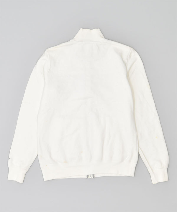 NIKE - Chaqueta de chándal para mujer, talla 40, algodón blanco mediano