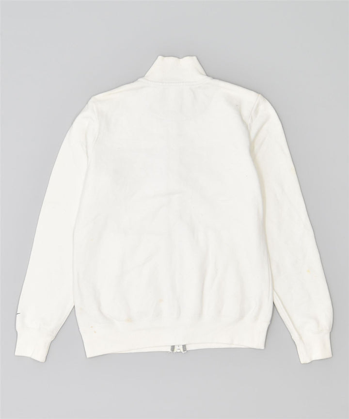 NIKE - Chaqueta de chándal para mujer, talla 40, algodón blanco mediano