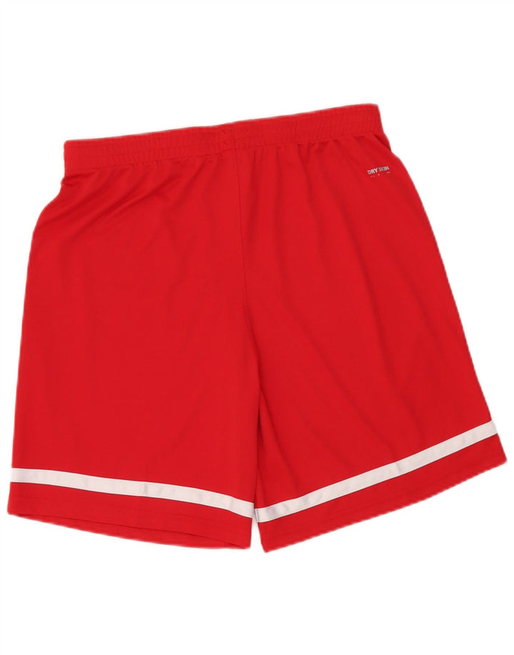 Pantalones cortos deportivos Arena para hombre poliéster color block rojo grande