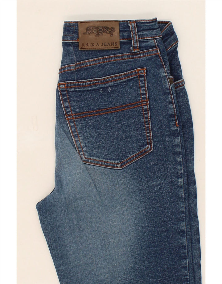 KRIZIA JEANS Womens Bootcut Jeans W30 L33 Blue Cotton Vintage Krizia Jeans and Second-Hand Krizia Jeans from Messina Hembry 