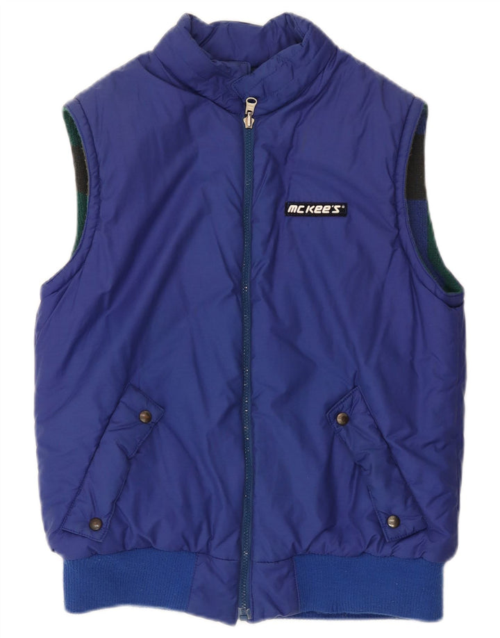 Chaleco reversible para hombre MC Kee's IT 44 XS Algodón azul