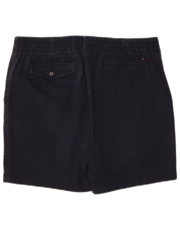 Tommy Hilfiger Pantalones cortos chinos para hombre grandes W34 algodón azul marino