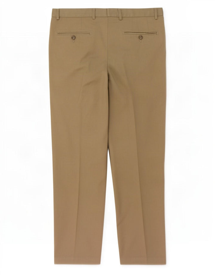 Marks & Spencer Pantalón de traje para hombre W34 L31 Lana beige