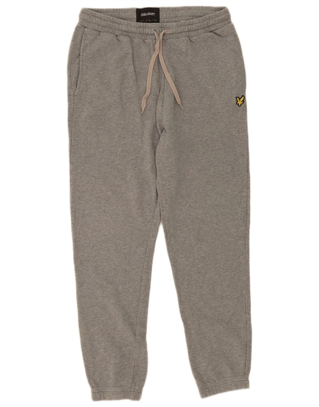LYLE & SCOTT Pantalones de chándal para hombre Joggers Large Grey Cotton
