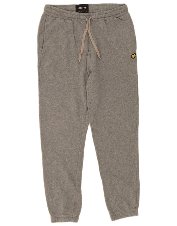 LYLE & SCOTT Pantalones de chándal para hombre Joggers Large Grey Cotton