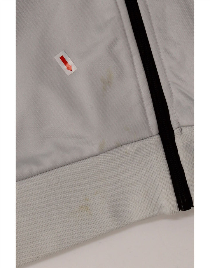 Asics - Chaqueta de chándal para mujer, talla 40, XL, poliéster gris