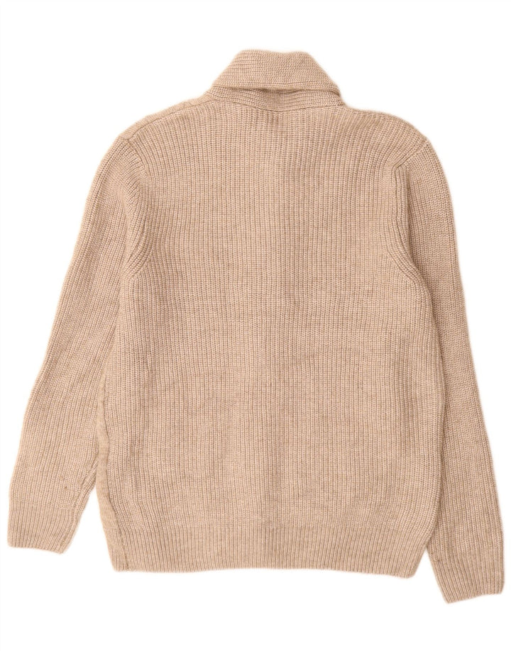 Marks & Spencer - Cárdigan para hombre, talla grande, poliéster beige