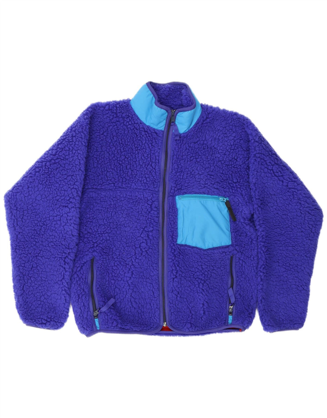 Patagonia Chaqueta Polar Hombre UK 38 Azul Medio Poliéster