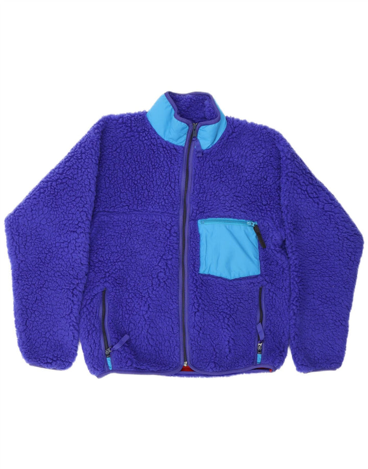 Patagonia Chaqueta Polar Hombre UK 38 Azul Medio Poliéster