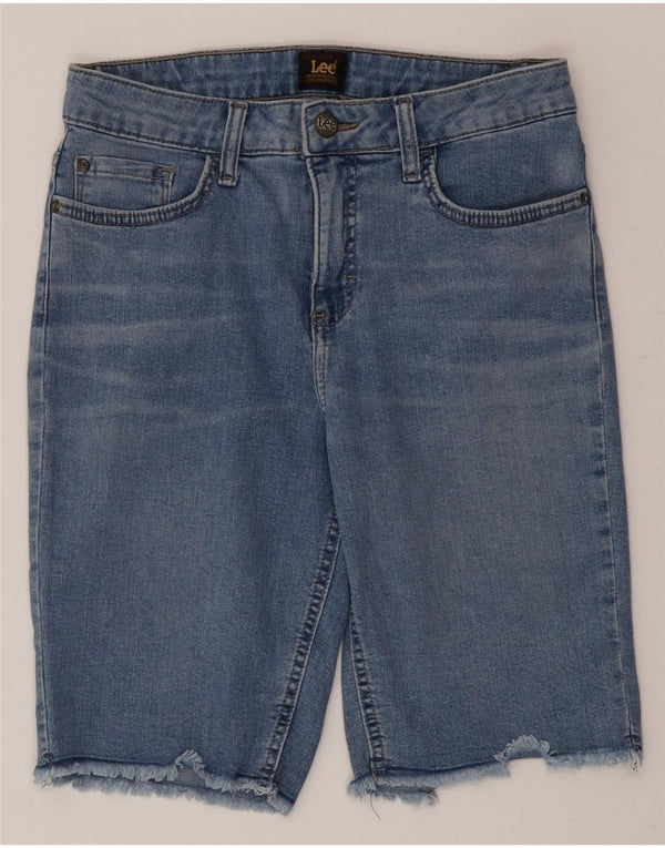 Lee - Pantalones cortos de mezclilla para mujer US 6 mediano W28 algodón azul