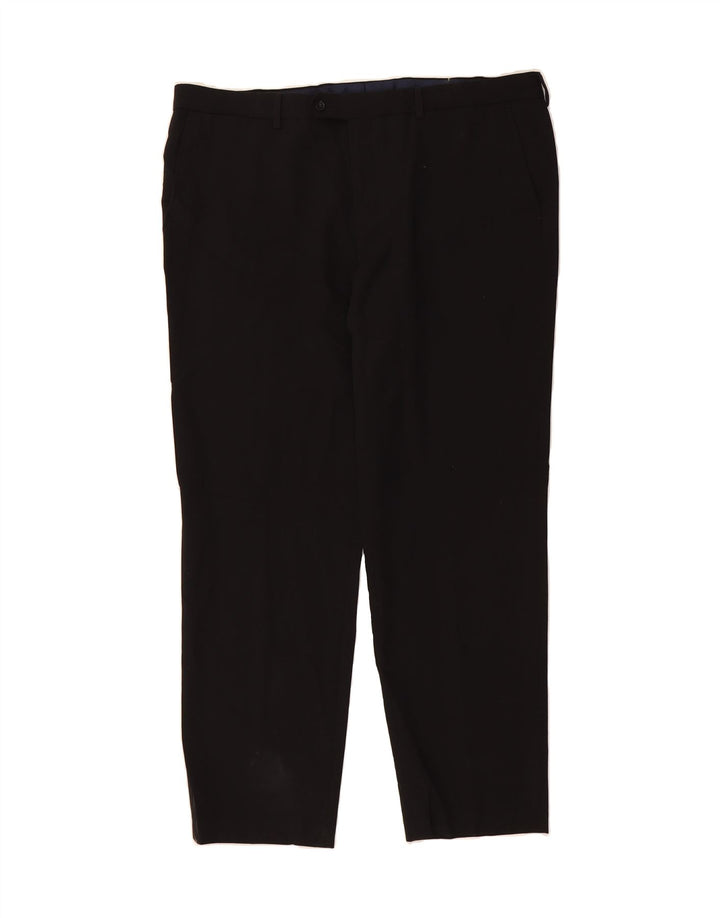 NAUTICA Mens Slim Suit Trousers W42 L32 Black Polyester Vintage Nautica and Second-Hand Nautica from Messina Hembry 