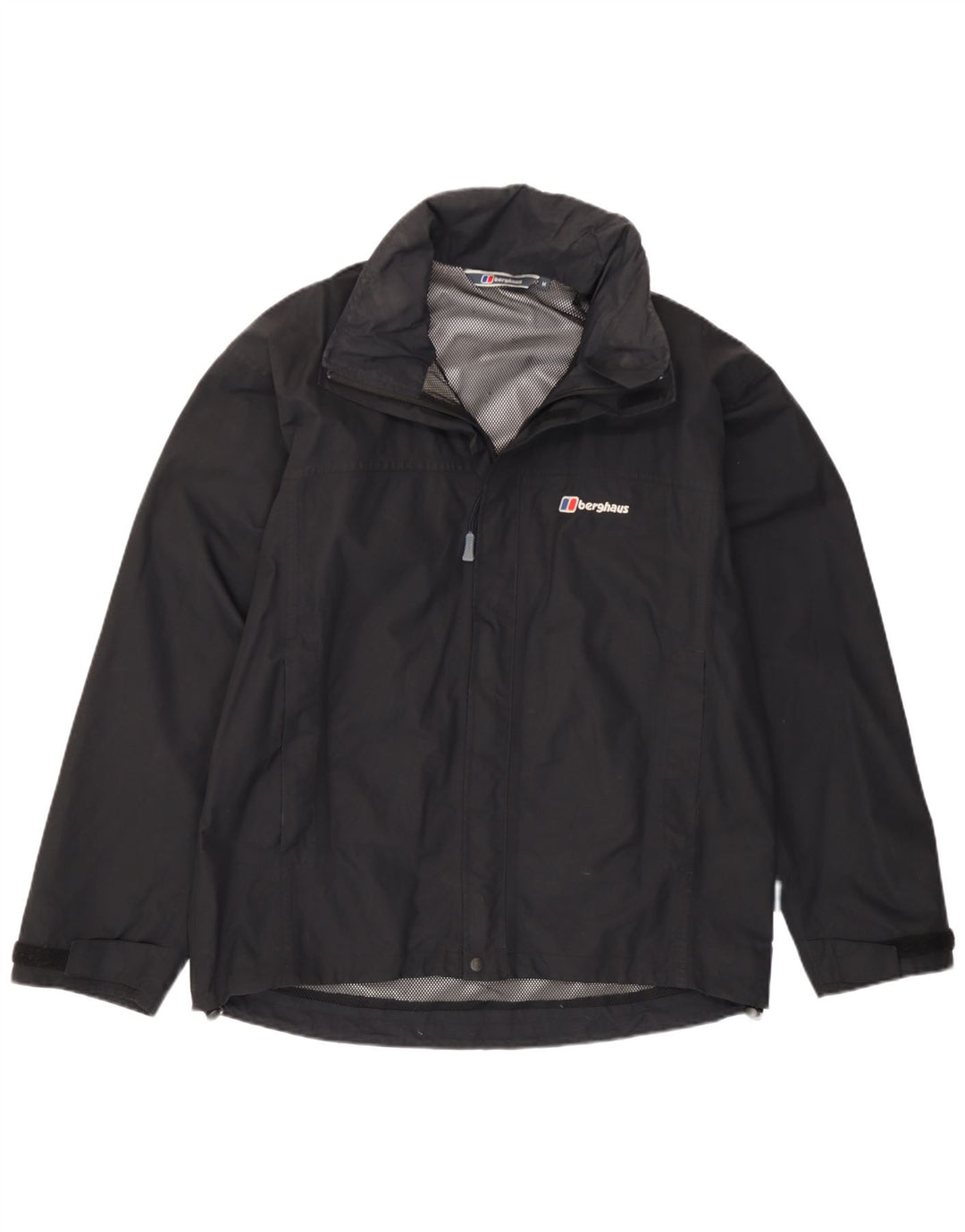 Berghaus Chaqueta impermeable con capucha para hombre UK 38 Medium Black Nylon