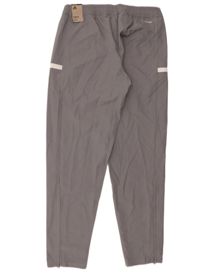 Adidas Pantalones de chándal gráficos para mujer UK 12/14 Poliéster gris medio