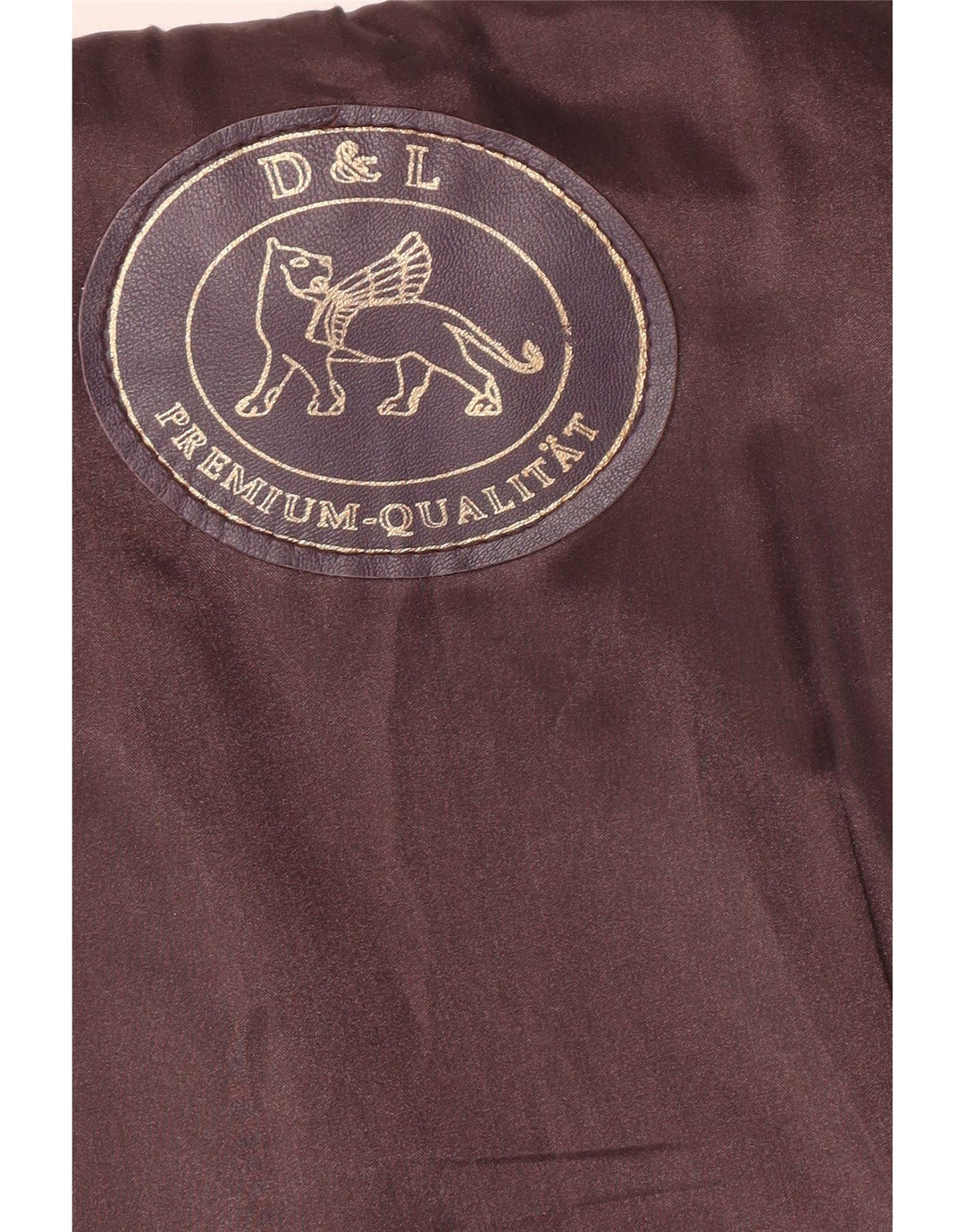 Vintage mujer cuero abrigo Reino Unido 20 2XL púrpura