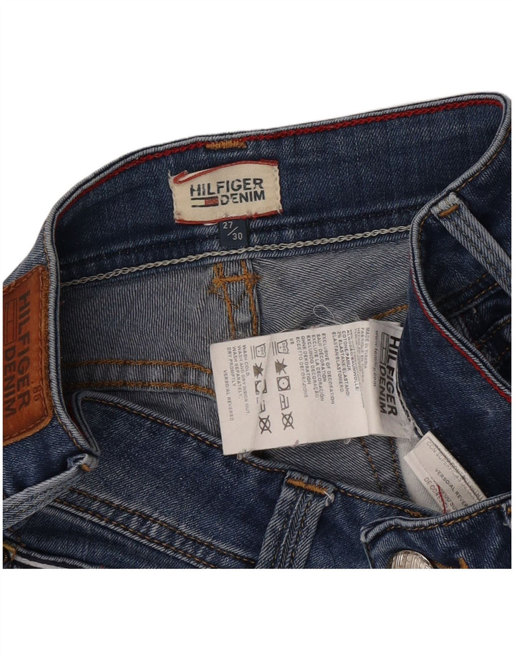 Vaqueros Rectos Tommy Hilfiger Mujer W27 L30 Algodón Azul