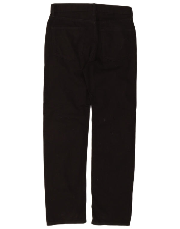 Marks & Spencer Vaqueros rectos de corte regular para hombre W32 L31 Algodón negro