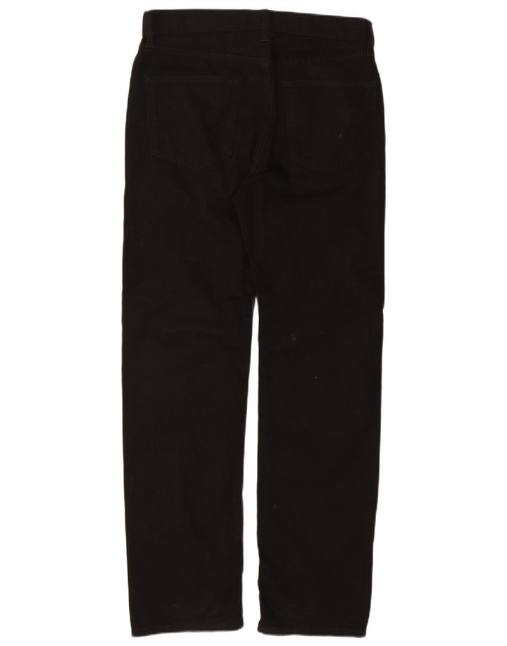 Marks & Spencer Vaqueros rectos de corte regular para hombre W32 L31 Algodón negro
