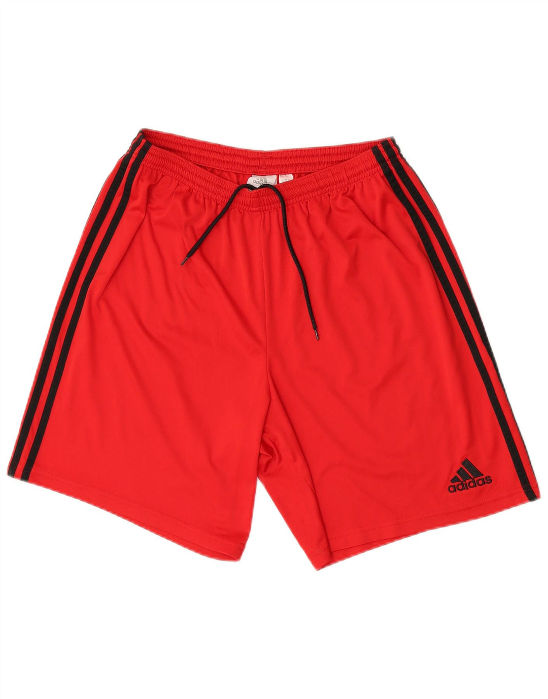 Adidas - Pantalones cortos deportivos para hombre, talla grande, color rojo