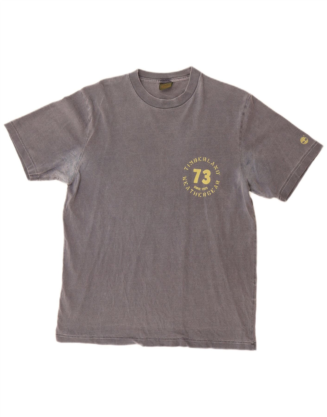 Camiseta Timberland Hombre Top Algodón Gris Medio