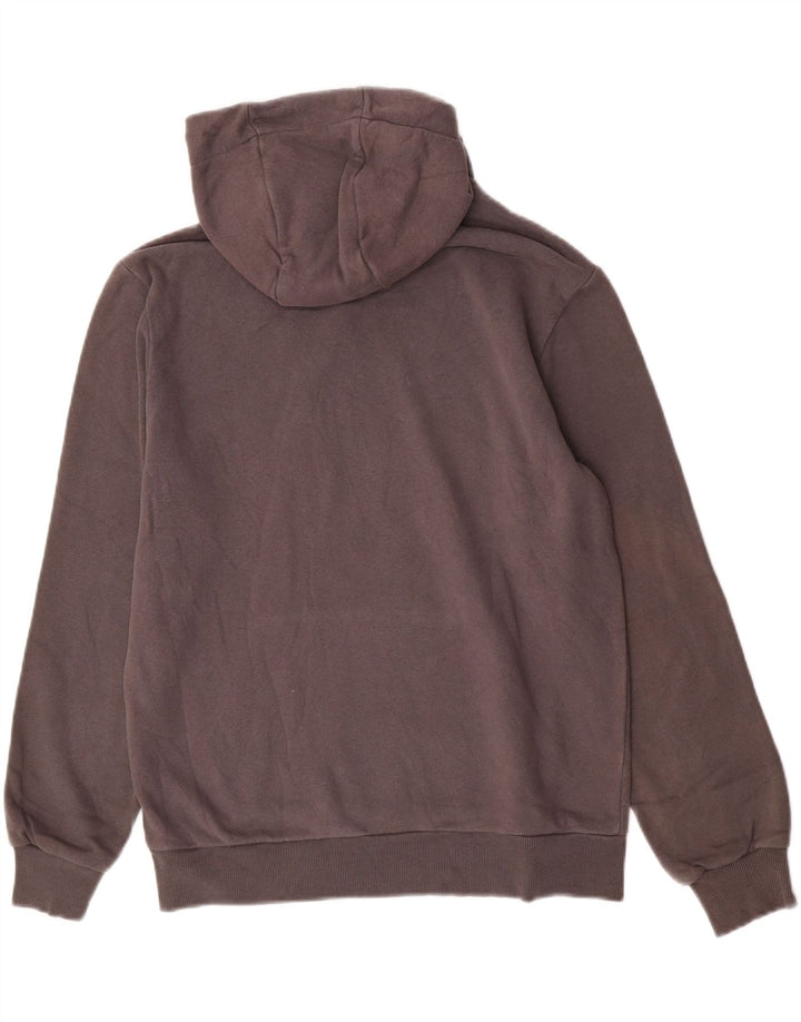 Refrigiwear Jersey con capucha gráfica para hombre de algodón gris medio