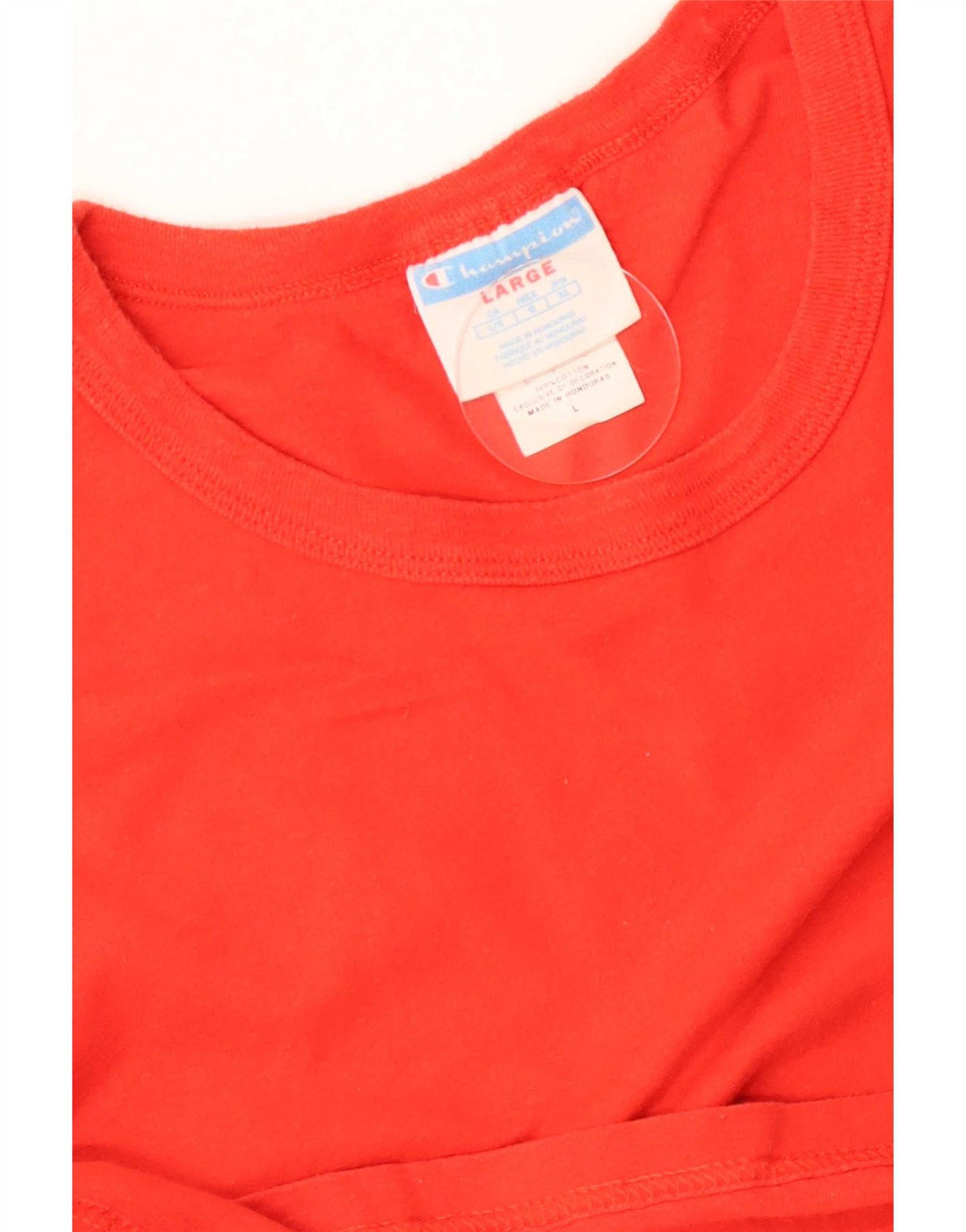 Champion Camiseta para hombre Top Large Red Cotton