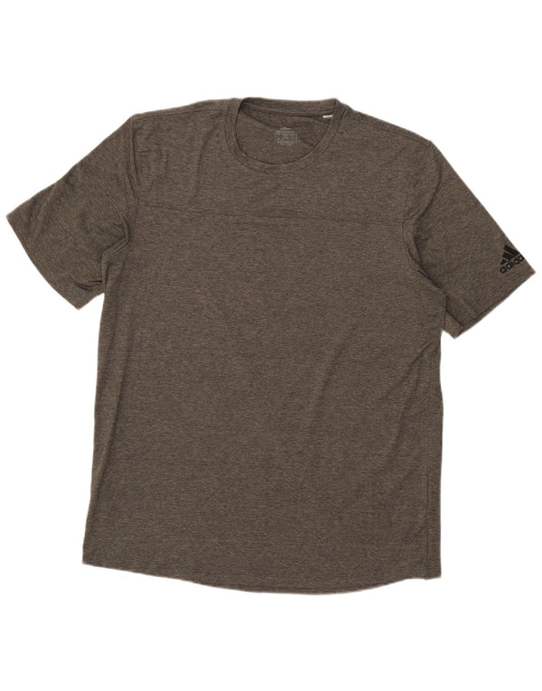 Adidas Hombre Aeroready Camiseta Top Grande Gris Poliéster