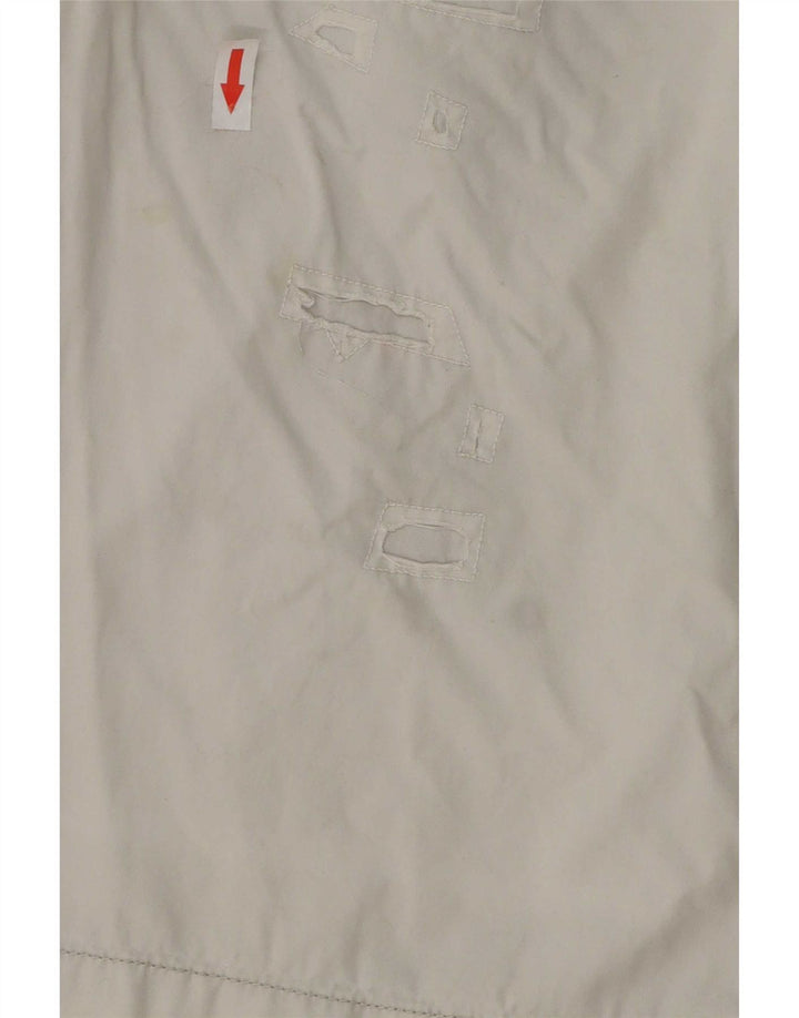 Guess Mens Shorts Chinos Desgastados W29 Pequeño Algodón Gris