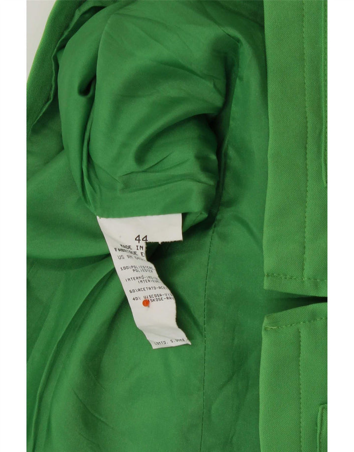 Americana Benetton Mujer IT 44 Poliéster Verde Medio