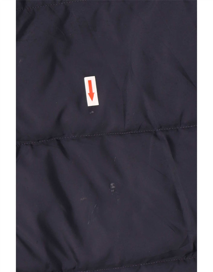 Tommy Hilfiger Chaqueta acolchada para mujer UK 46 Grande Poliéster azul marino
