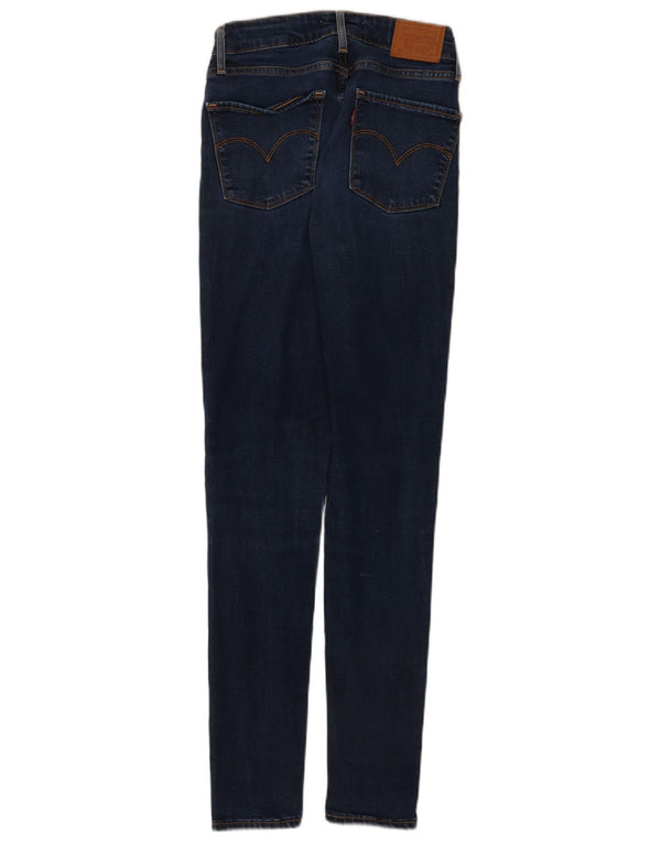 Vaqueros Levi's Mujer 721 De Tiro Alto Skinny W26 L30 Lyocell Azul Marino
