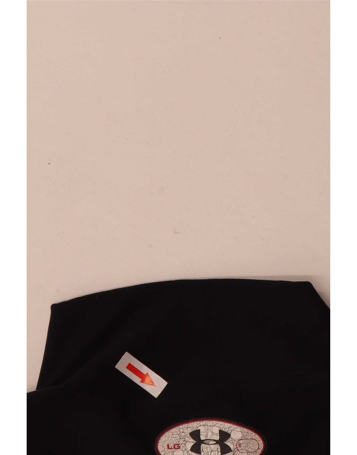Under Armour Camiseta Cold Gear para hombre de manga larga de nailon negro grande