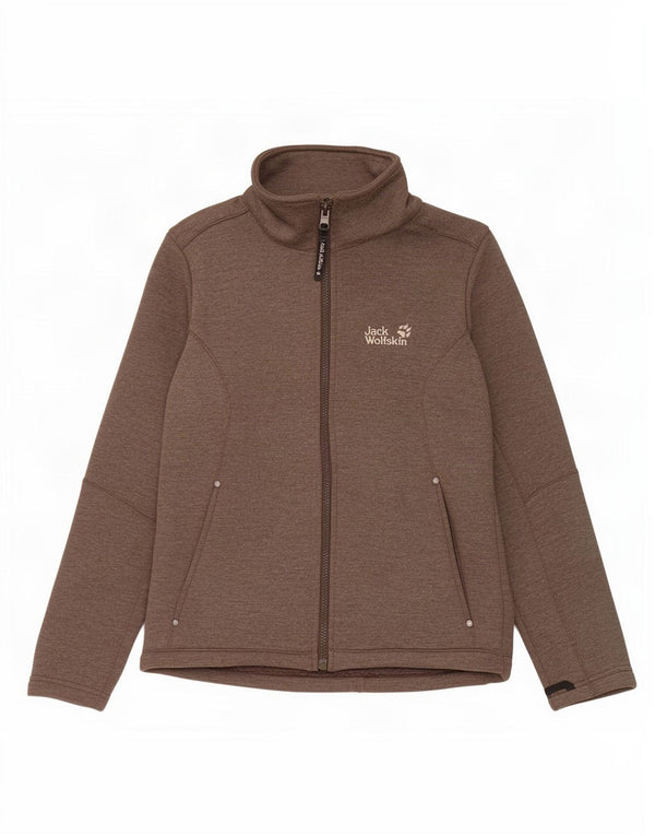 Jack Wolfskin Chaqueta de Chándal con Forro para Mujer UK 40/40 Marrón Medio
