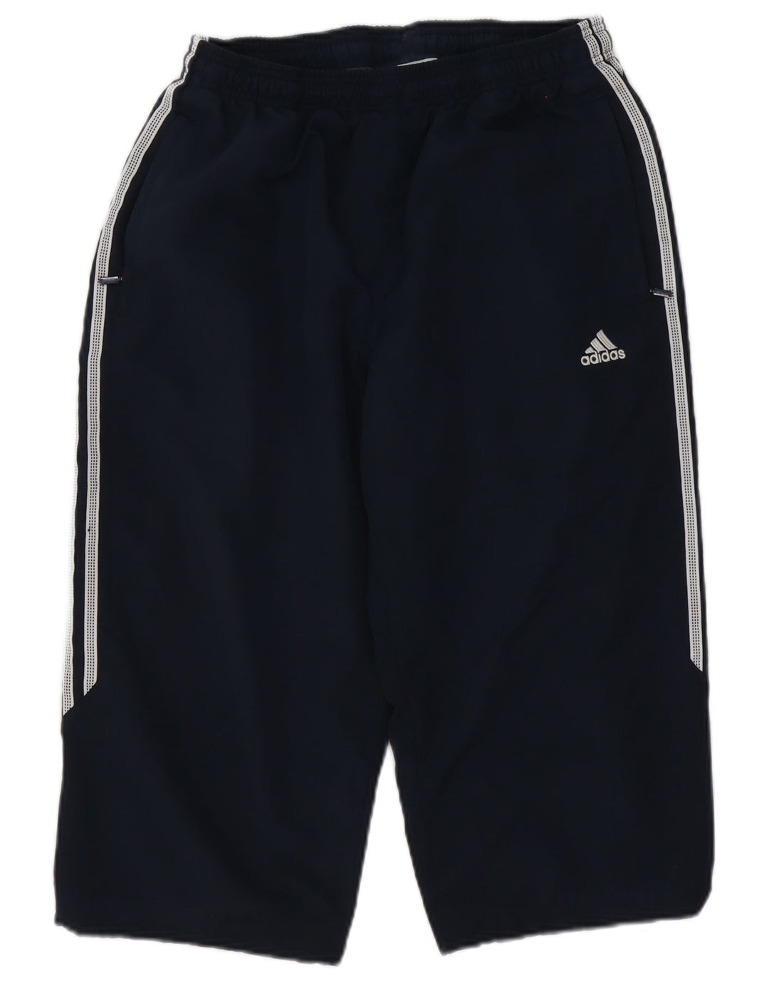 Adidas Hombre Capri Chándal Pantalones Medio Azul Marino Poliéster