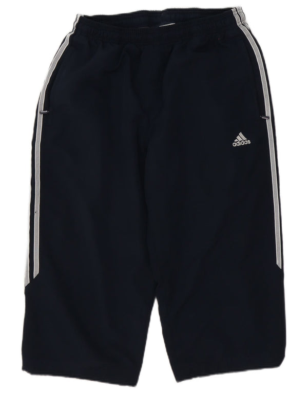 Adidas Hombre Capri Chándal Pantalones Medio Azul Marino Poliéster
