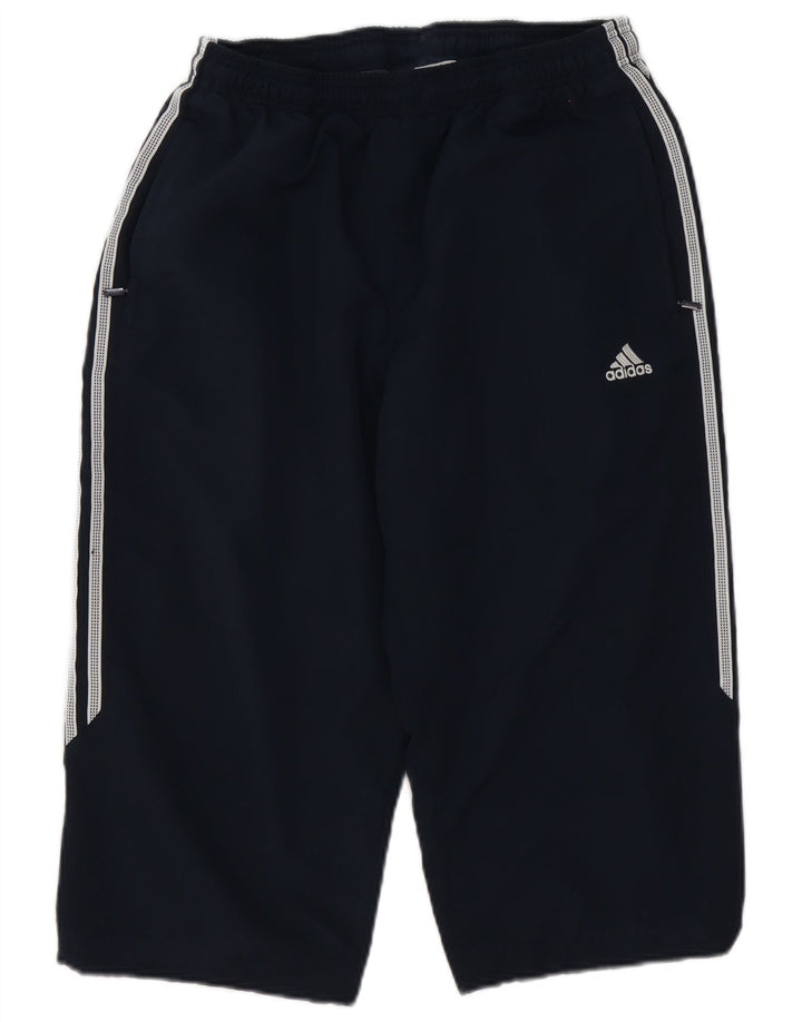 Adidas Hombre Capri Chándal Pantalones Medio Azul Marino Poliéster