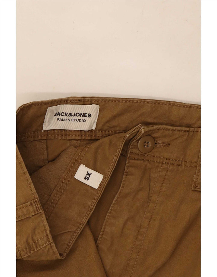 Jack & Jones Hombre Shorts Cargo XS W30 Algodón Caqui