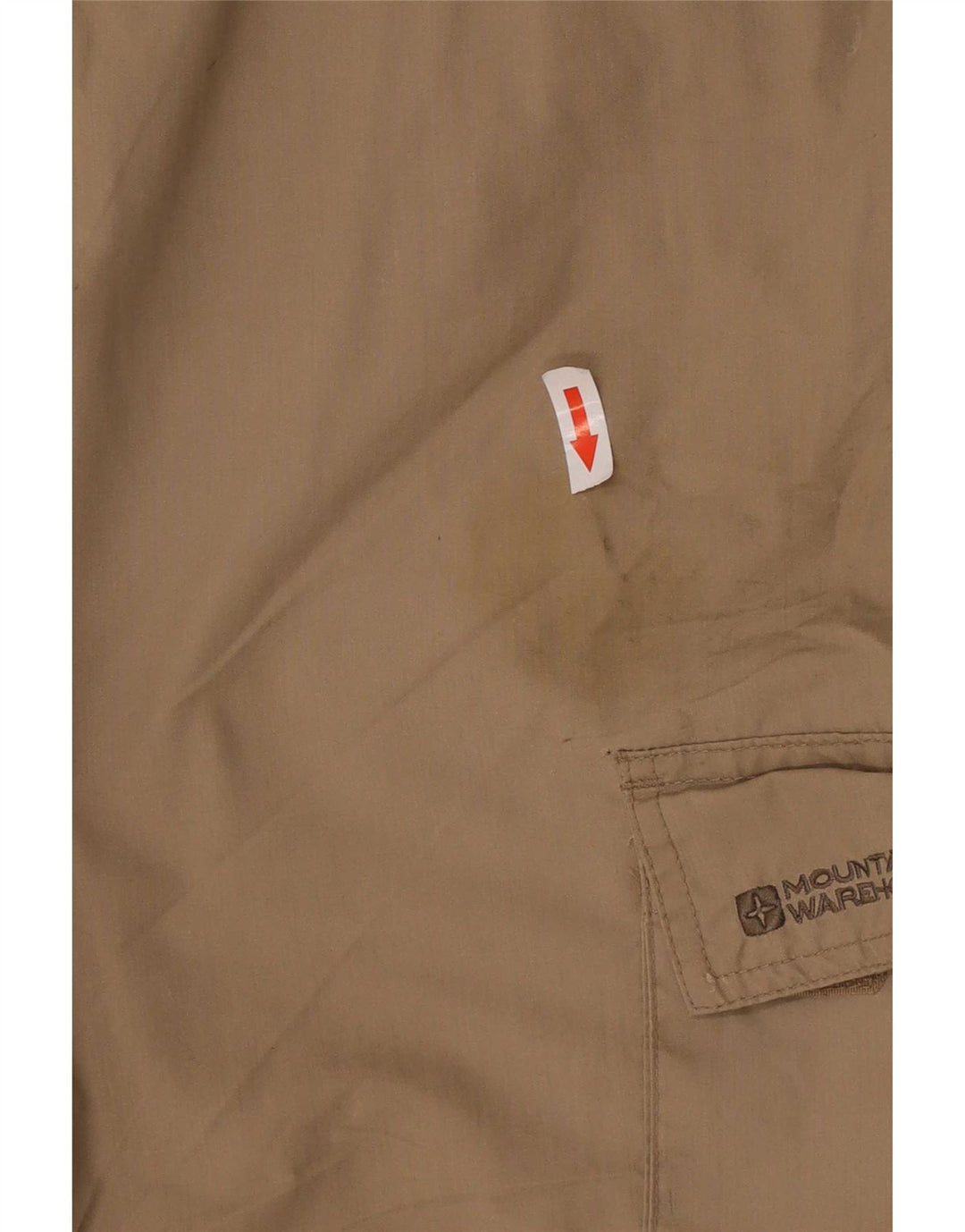 Pantalones cargo rectos para hombre de Mountain Warehouse W34 L26 Poliéster beige