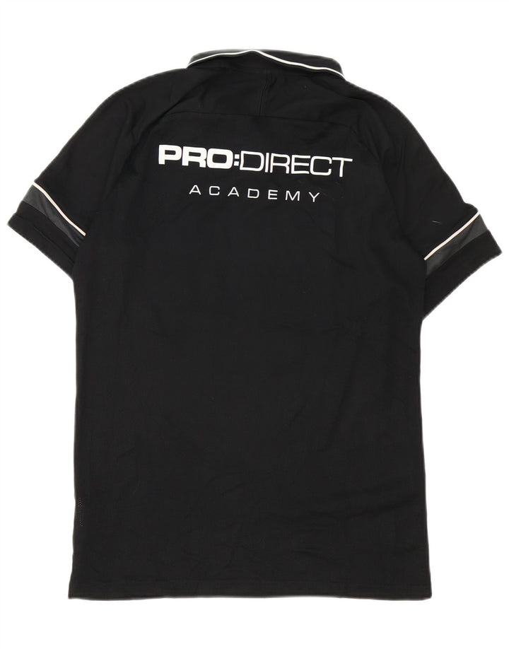 Nike Pro Direct Academy Polo gráfico para hombre, color negro mediano