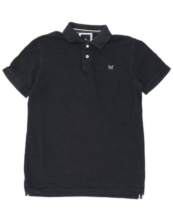 Crew Clothing Polo para hombre Algodón azul marino mediano