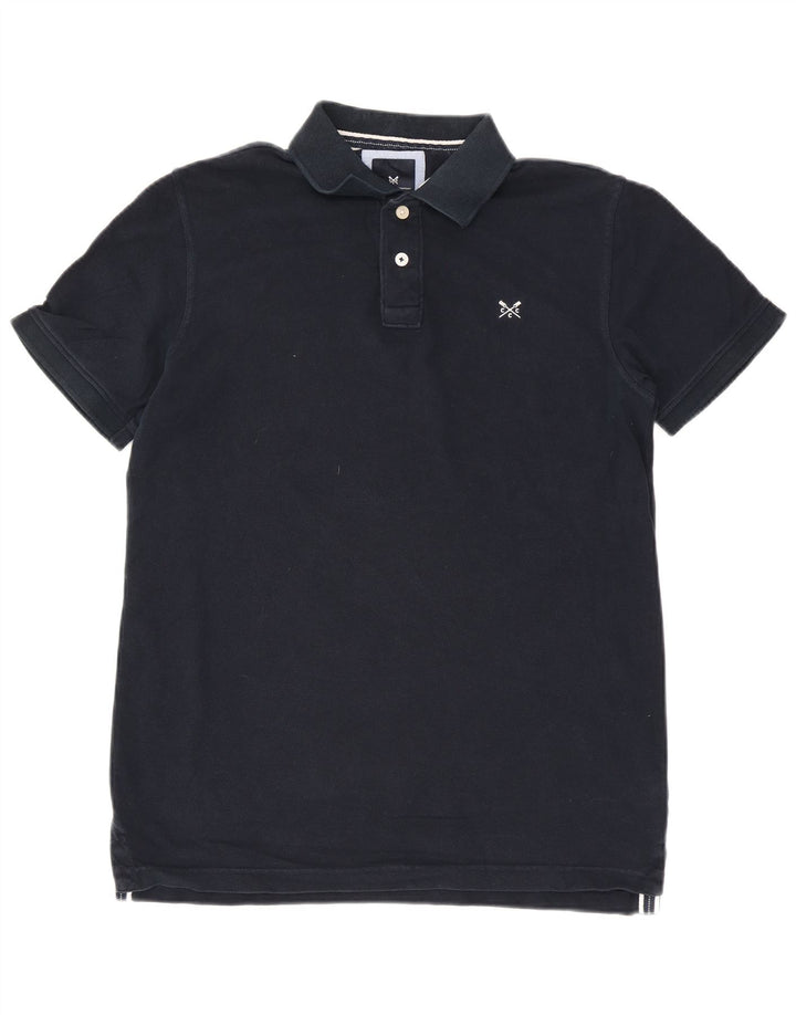 Crew Clothing Polo para hombre Algodón azul marino mediano