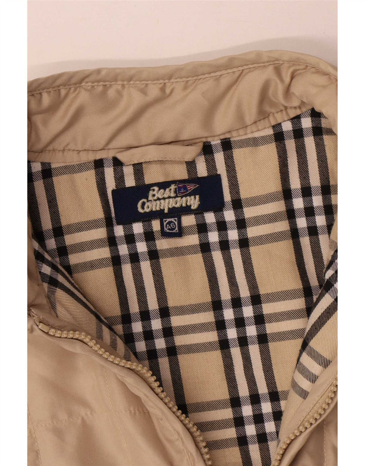 Chaqueta acolchada para mujer Best Company IT 46 Poliéster beige grande
