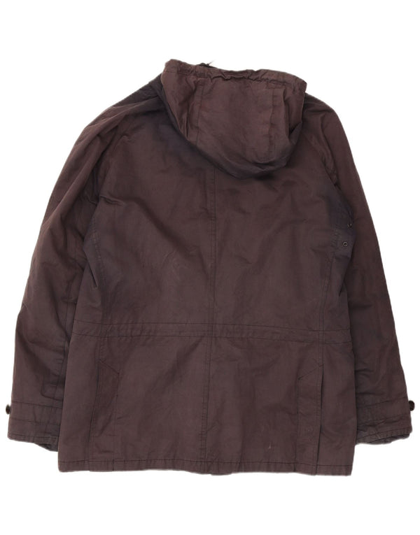 Barbour Chaqueta impermeable con capucha para hombre UK 38 Medium Azul marino Algodón